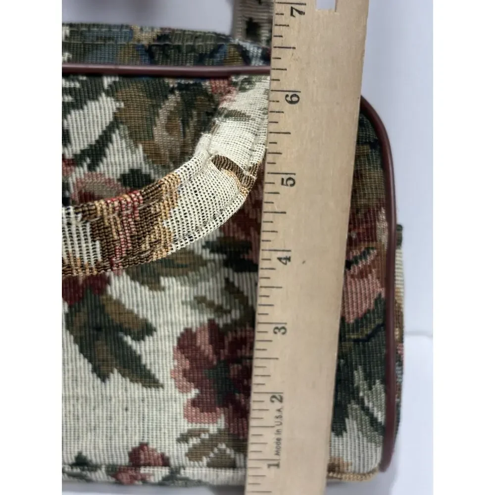 Yves Rocher Vintage‎ Tapestry Cosmetic Makeup Toiletry Travel Purse Bag